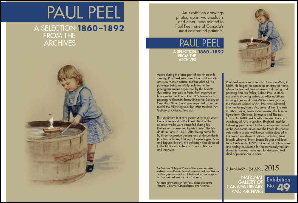 Paul Peel Exhibition Posters